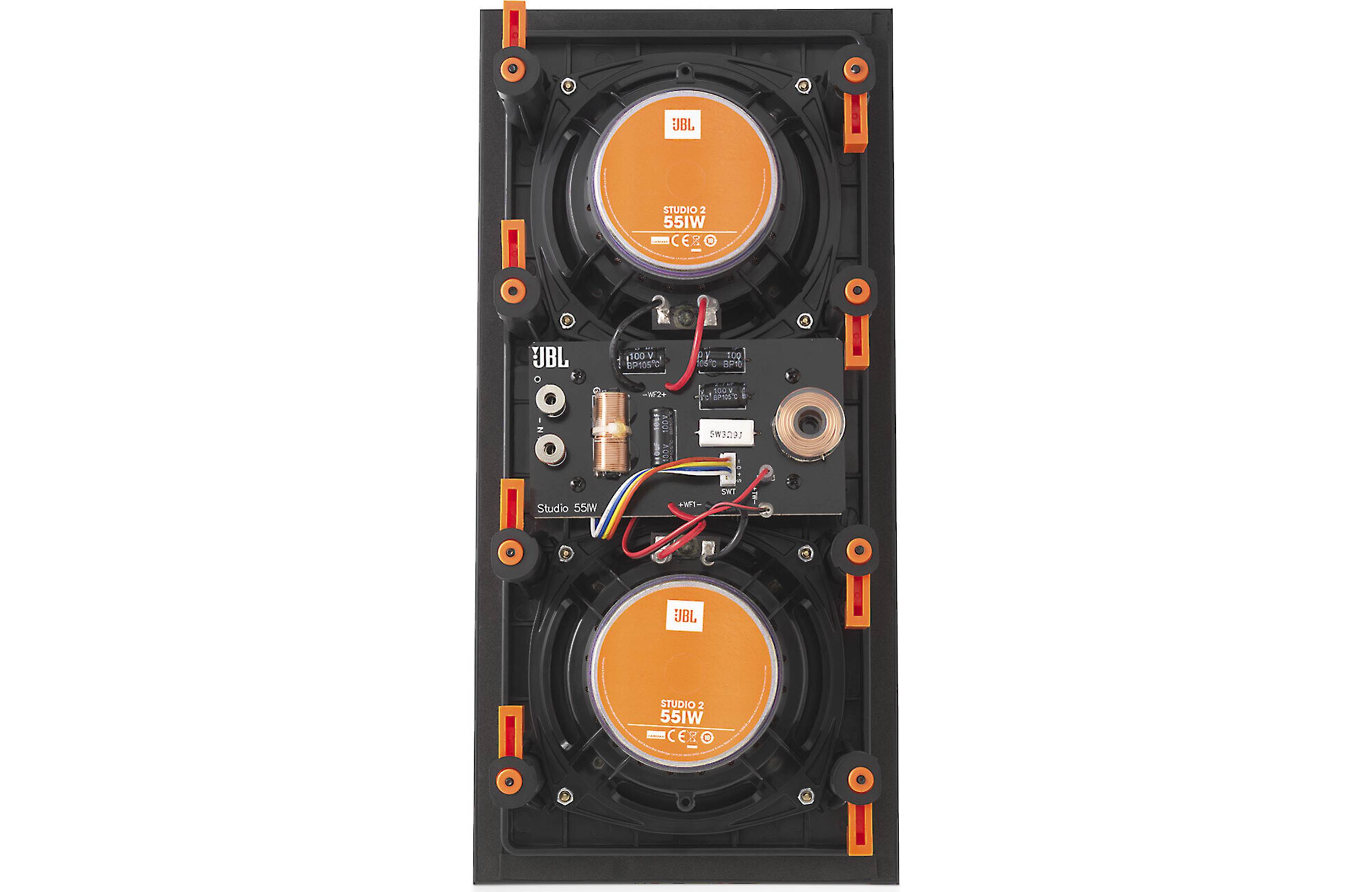 JBL Studio 2 55IW In-Wall Speaker - High Performance Home Audio System for Surround Sound | Perfect for Home Theater, Living Room & Indoor Entertainment Spaces