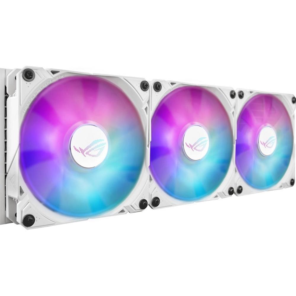 ASUS ROG Ryuo III 240mm ARGB White Liquid CPU Cooler - Premium AIO Cooling for Gaming PCs & High-Performance Workstations