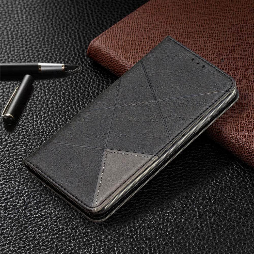 iPhone SE 2022 Leather Flip Book Case with Pattern Design - Protective Wallet Cover for Everyday Use & Travel