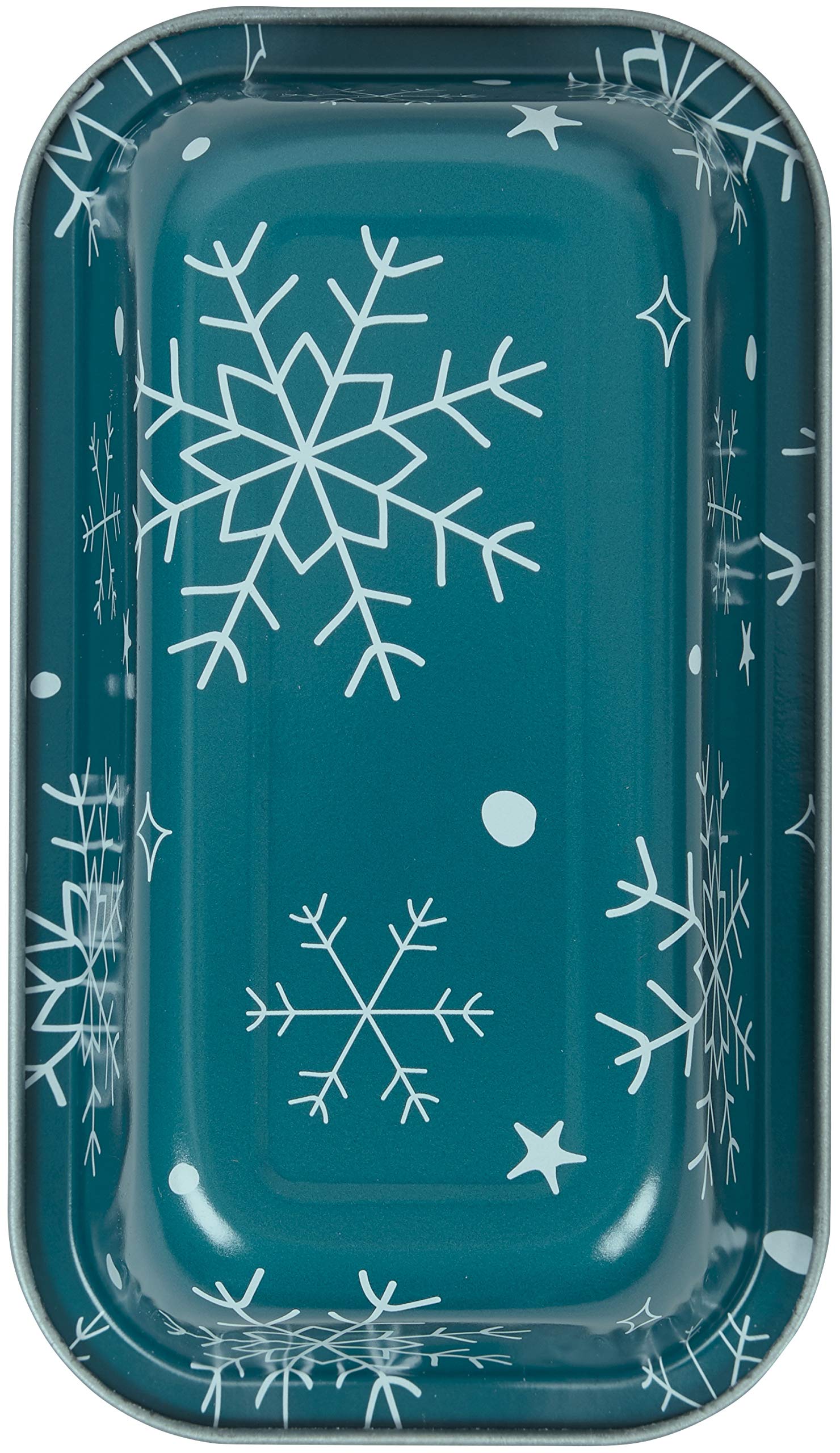 Mini Loaf Pan Snowflake Design - Nonstick Baking Pan for Holiday Cookies, Bread & Muffins - Perfect for Christmas Baking, Gift Giving & Winter Desserts