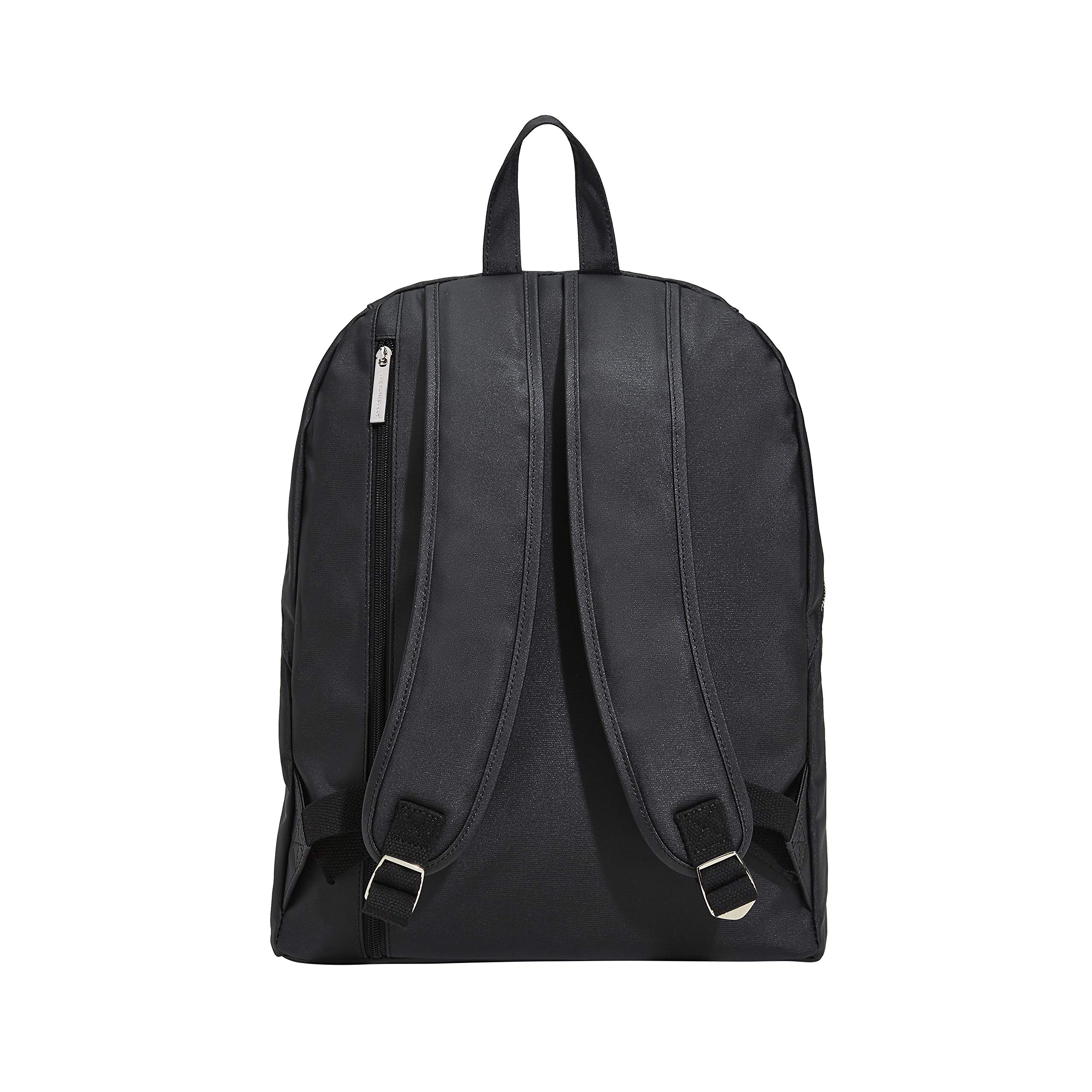 The Honest Company Coated Canvas City Backpack - Stylish Diaper Bag with Changing Pad | PVC-Free Lining & Silver Hardware | Perfect for Moms, Travel & Daily Use (16