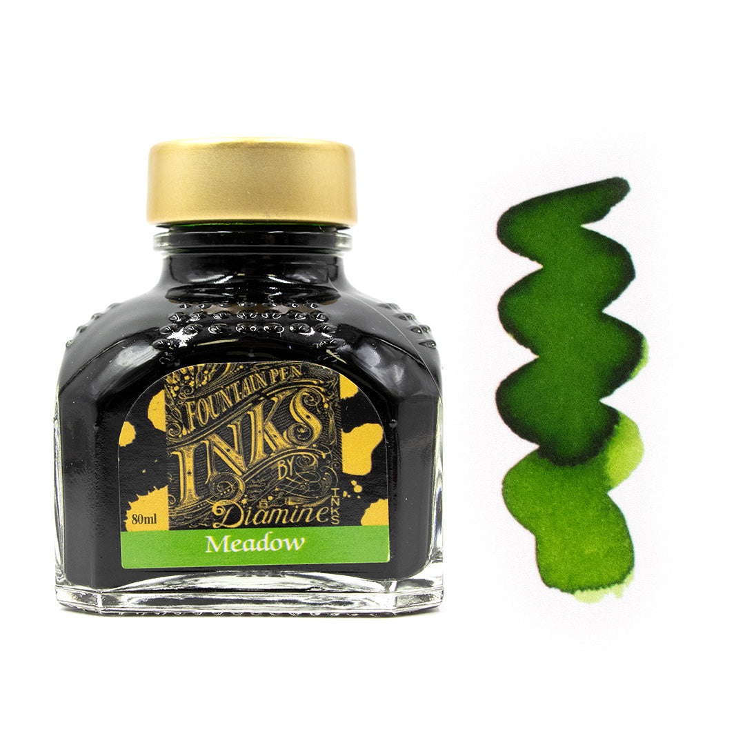 Premium Diamine Ink Bottle 80ml - Vibrant Fountain Pen Ink for Calligraphy, Journaling & Artistic Writing - Smooth Flow & Rich Colors