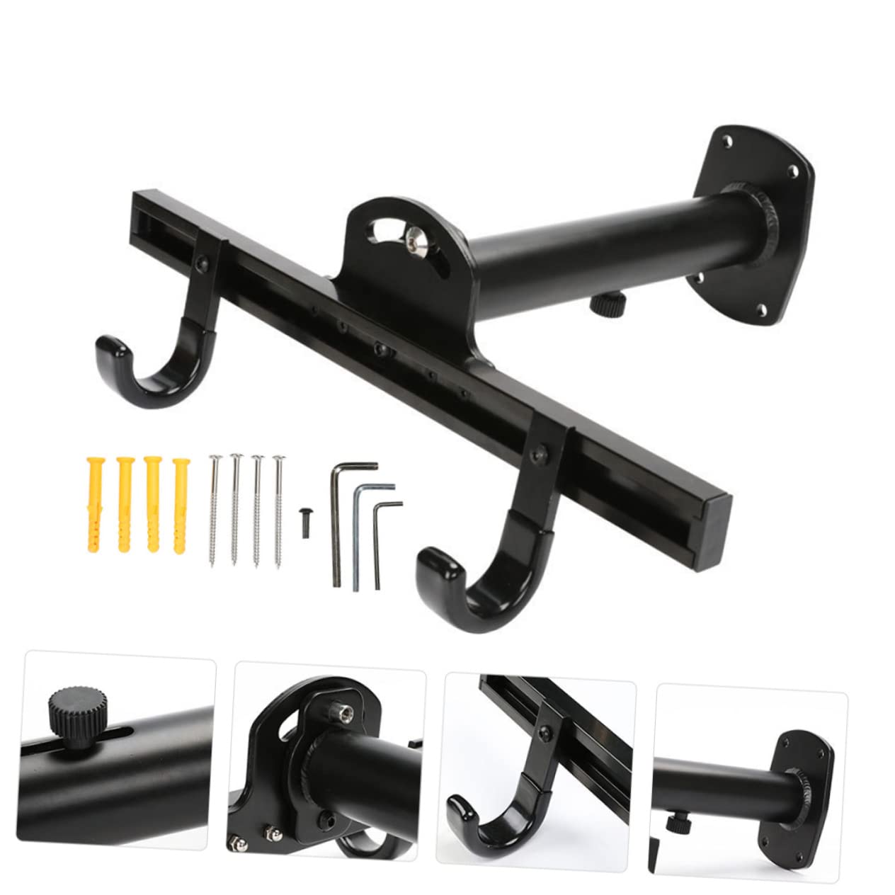 BELLIFFY Bike Wall Mount - Space-Saving Garage Storage Rack for Home & Outdoor Use