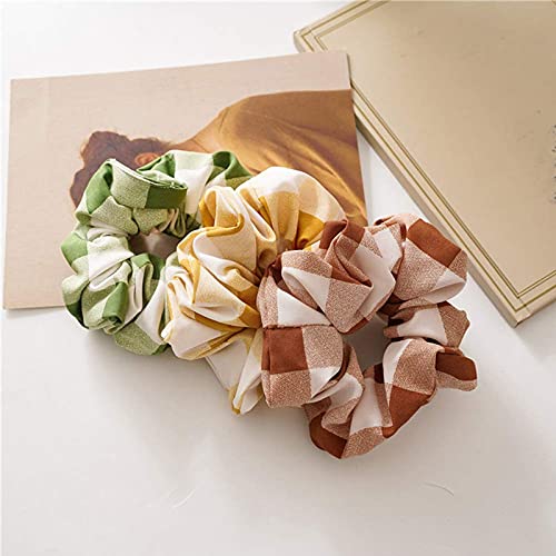 **Secarond 6-Pack Large Hair Scrunchies for Women & Girls - Soft Elastic Hair Bands, Thick Hair Ties, Ponytail Holders & Hair Accessories - Perfect for Workouts, Office & Everyday Styling**