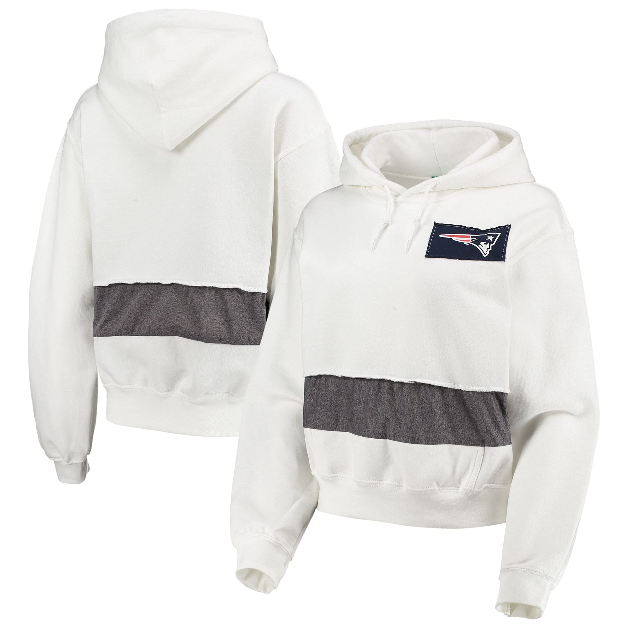 Refried Apparel Women's NFL Cropped Pullover Hoodie - Vintage Style Football Sweatshirt for Women - Perfect for Game Day, Tailgating & Casual Wear