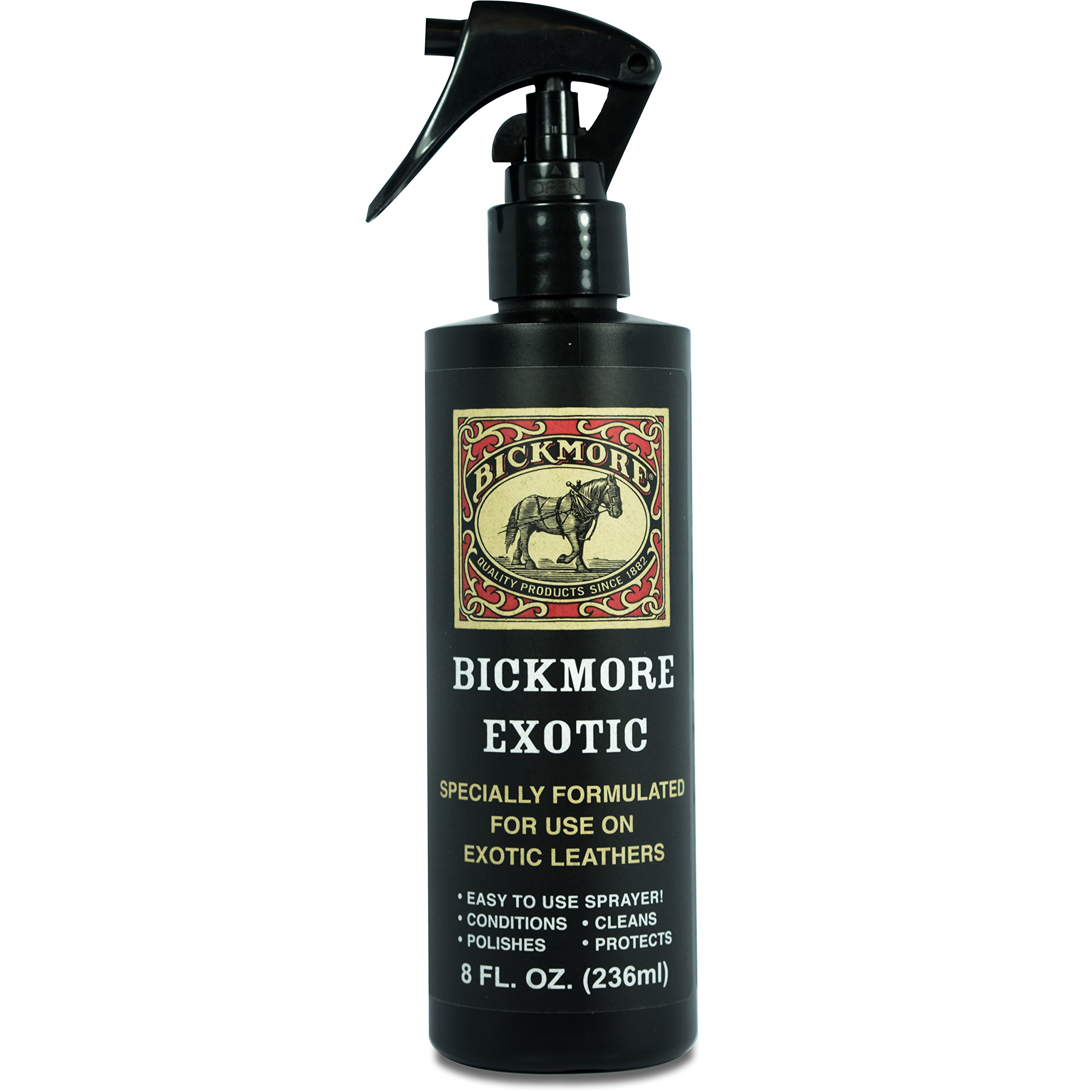 Premium 8oz Exotic Leather Care Spray - Clean, Condition, Polish & Protect Leather Bags, Shoes, Wallets & Reptile Skin Accessories | Ideal for Luxury Handbags, Boots & Exotic Leather Goods Maintenance