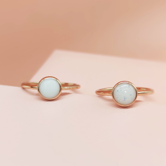 Life Circle: 24K Gold Breastmilk Keepsake Ring - Cherish Precious Memories of Motherhood | Perfect for Breastfeeding Moms, Newborn Gifts & Memorial Jewelry