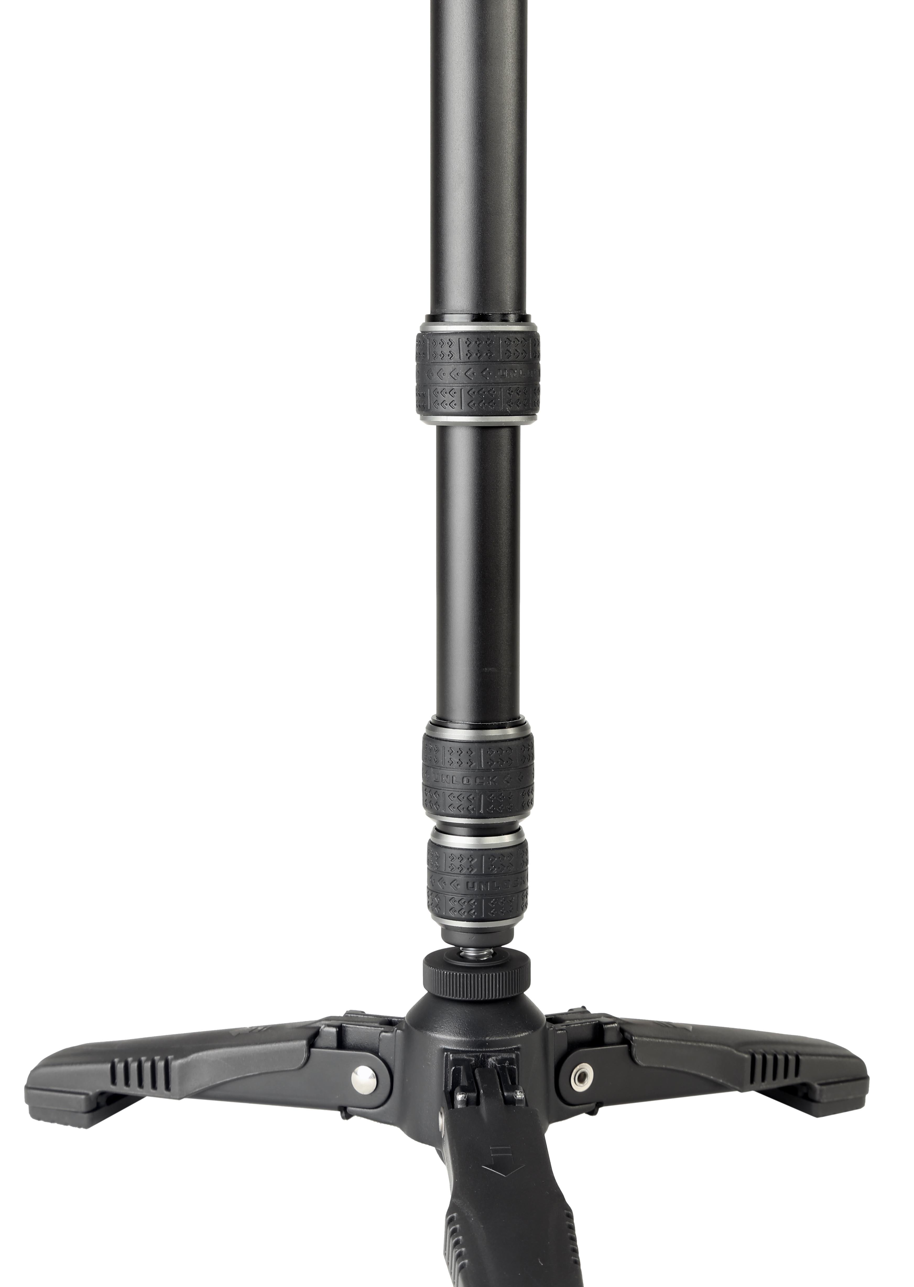 VEO 2S AM 234TR Lightweight Aluminum Monopod with Adjustable Smartphone Holder & Bluetooth Remote - Perfect for Vlogging, Travel Photography and Group Selfies