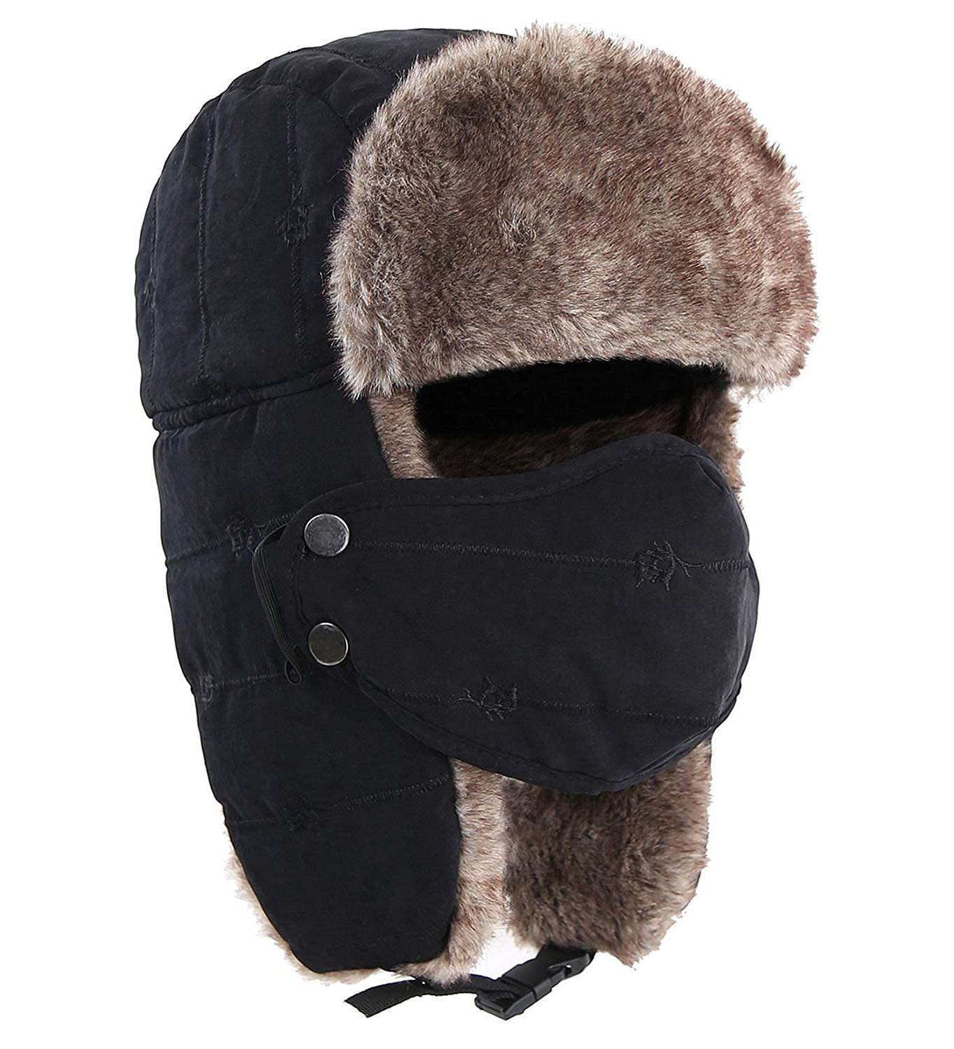OONAISE Men's Winter Trapper Hat - Windproof Warm Ushanka for Hunting & Outdoor