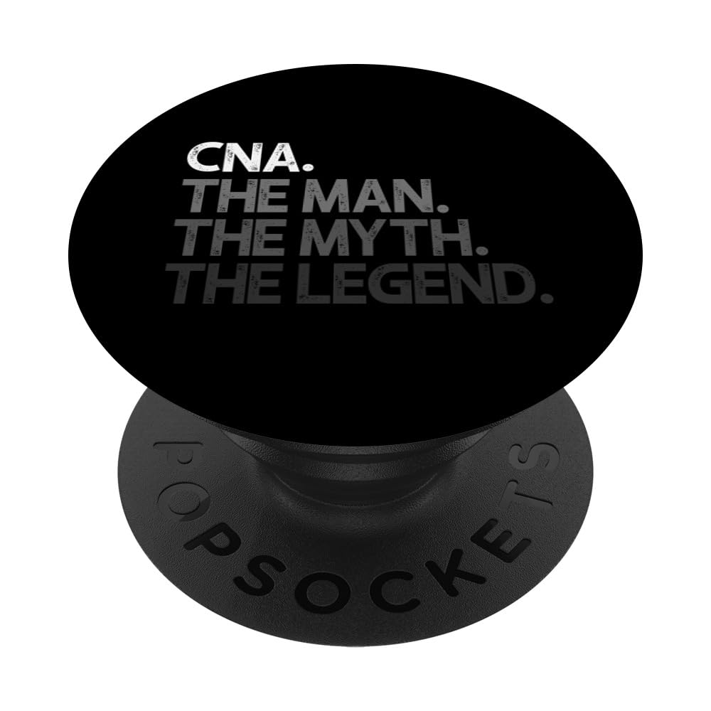CNA The Man Myth Legend Gift - PopSockets Adhesive PopGrip for Phones & Tablets - Perfect for Fans, Gifts, and Everyday Use