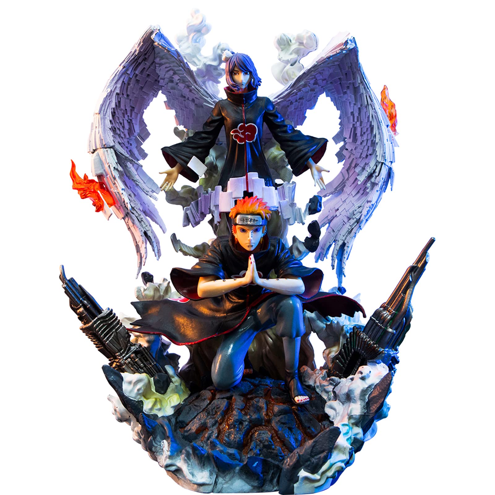 Naruto Action Figure - Konan 38cm PVC Collectible Statue | Anime Gift for Christmas, Halloween, Thanksgiving | Perfect for Anime Fans, Home Decor & Naruto Merchandise Collection