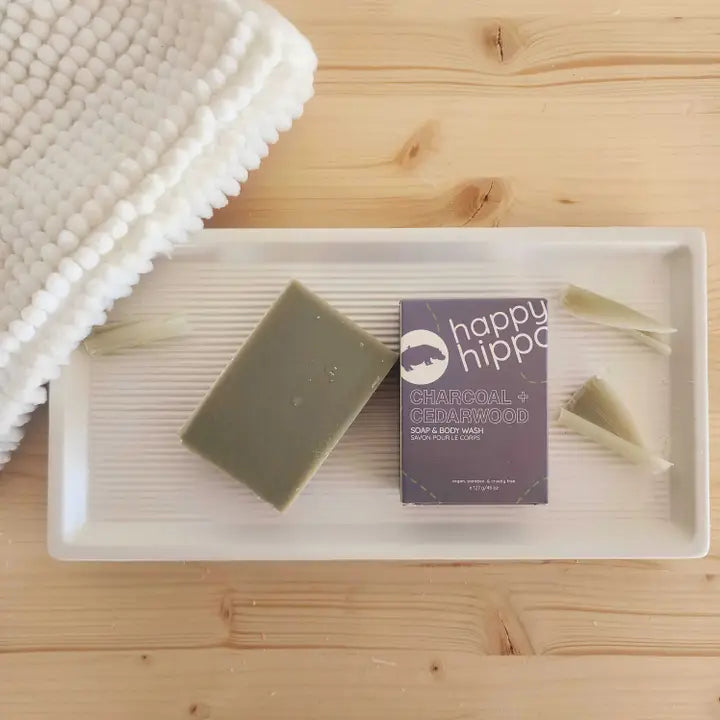 Happy Hippo Handmade Soap Bar - Natural & Organic Soap for Sensitive Skin - Perfect for Daily Bathing, Gifts & Travel