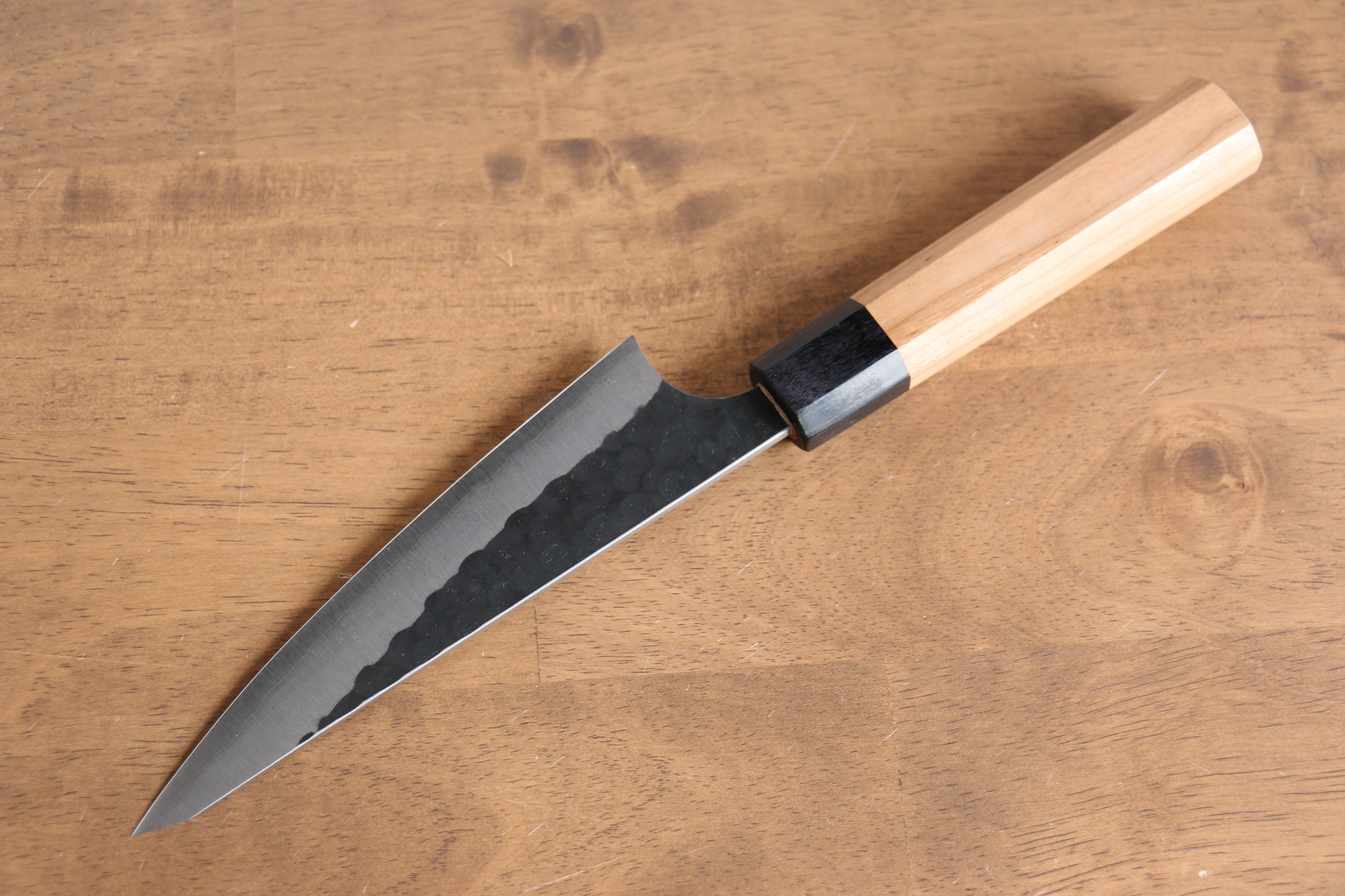 Masakage Koishi Blue Super Steel Honesuki Boning Knife 150mm with American Cherry Handle - Perfect for Poultry, Meat, and Fish Butchery