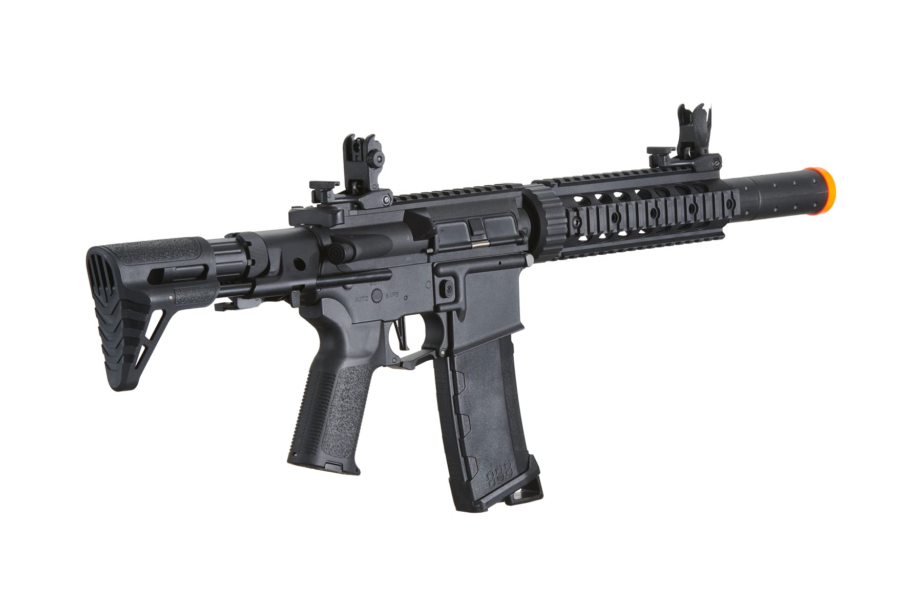 Lancer Tactical Gen 3 PDW Airsoft M4 Carbine Rifle - Black | High Performance Airsoft Gun for Tactical Training & Outdoor Games | Perfect for Milsim, CQB & Target Practice
