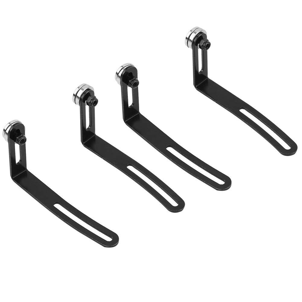 4Pcs RC Car Shell L-Bracket with Magnet for SCX10 1/10 Scale RC Crawler - Durable Replacement Body Mount Brackets for Off-Road RC Vehicle Accessories (Perfect for Trail Crawling & Rock Racing)