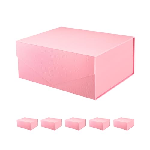 9x6.5x3.8 Inch-Pink-Pack of 6