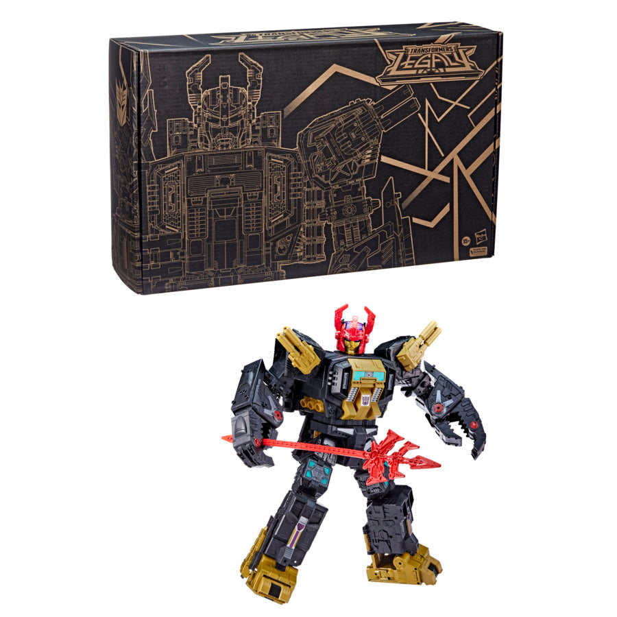 Black Zarak Transformers Generations Selects: Legacy Titan Class Collector 53cm Action Figure - Perfect for Display, Gifts & Transformers Collections