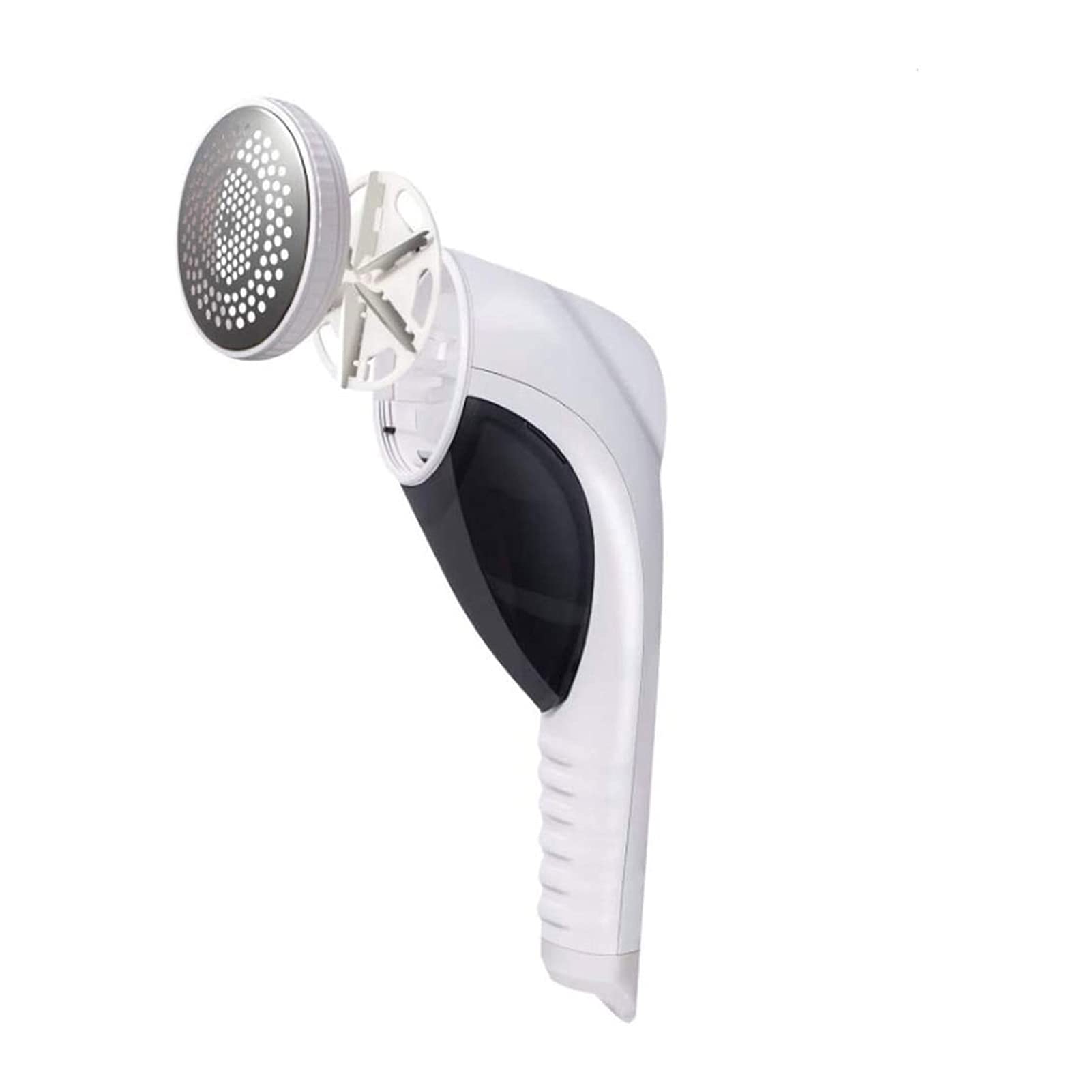 Electric Fabric Shaver & Lint Remover - Rechargeable Sweater Defuzzer for Clothes, Blankets, Furniture - White | Remove Pills from Sweaters, Coats, Sofas & More