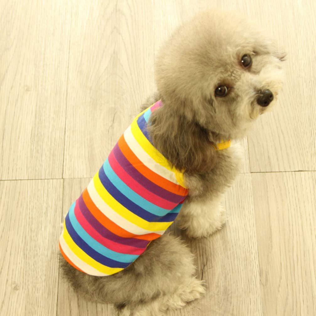 Balacoo Summer Dog Dress - Cute Printed Dog Vest & Camisole Tops for Puppies - Breathable Pet Apparel for Outdoor Walks, Beach Trips & Summer Playtime