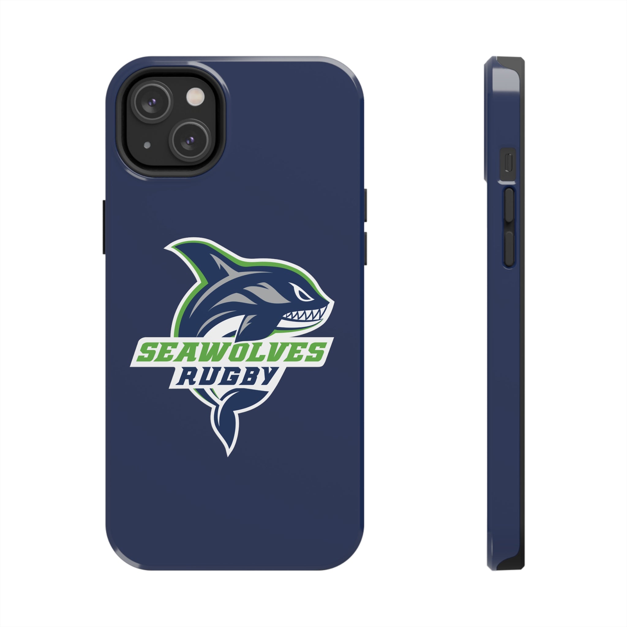 Seawolves Navy Rugged Phone Case - Shockproof & Durable Protection for iPhone & Samsung - Perfect for Outdoor Adventures, Work & Daily Use