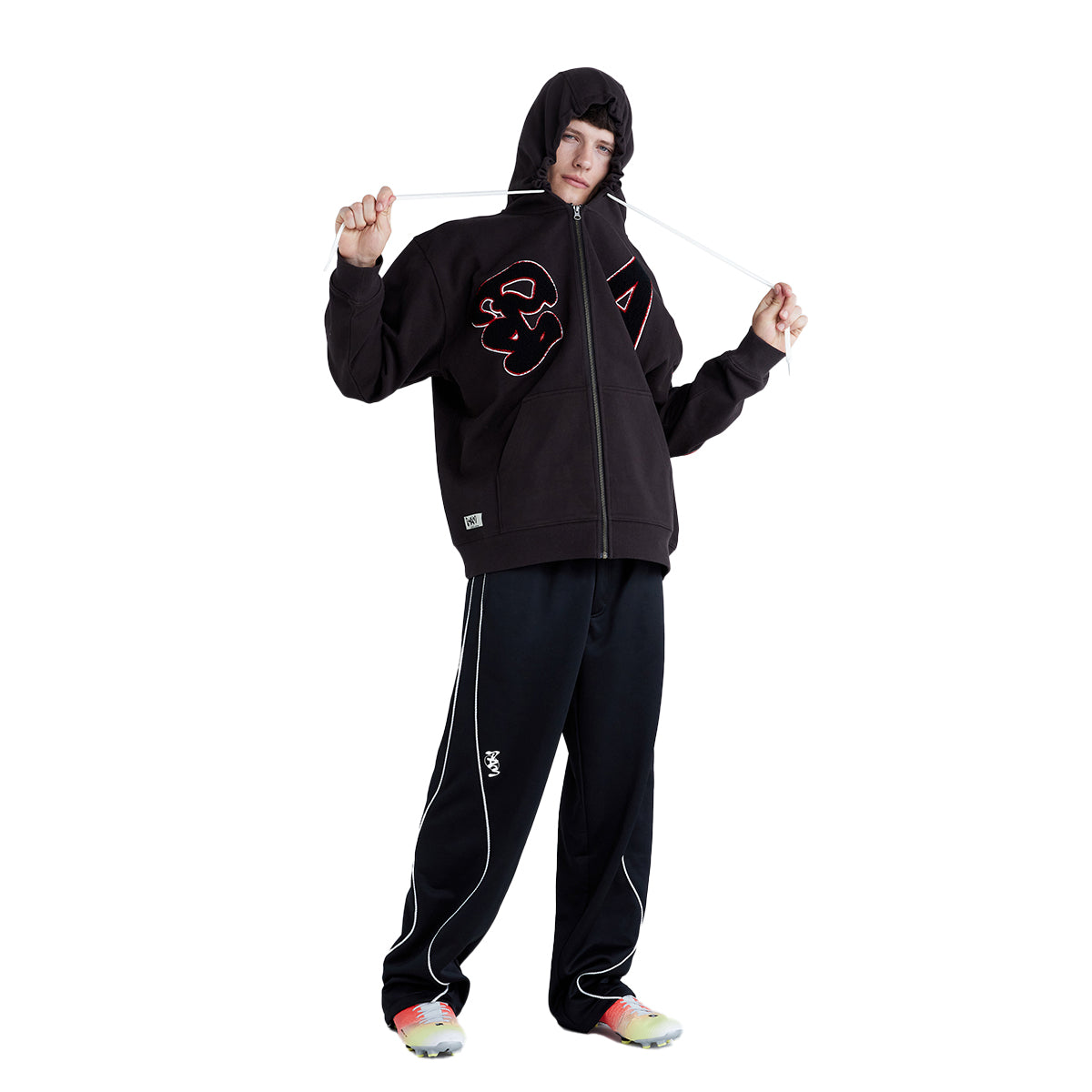 Dissipate Front Zip Hoodie 'Java' - Stylish & Comfortable Men's Hooded Sweatshirt for Casual Wear, Gym & Outdoor Activities