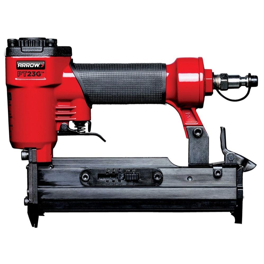 Arrow Fastener PT23G 23 Gauge Pneumatic Pin Nail Gun - Professional Finish Nailer for Trim Work, Cabinetry & Woodworking Projects