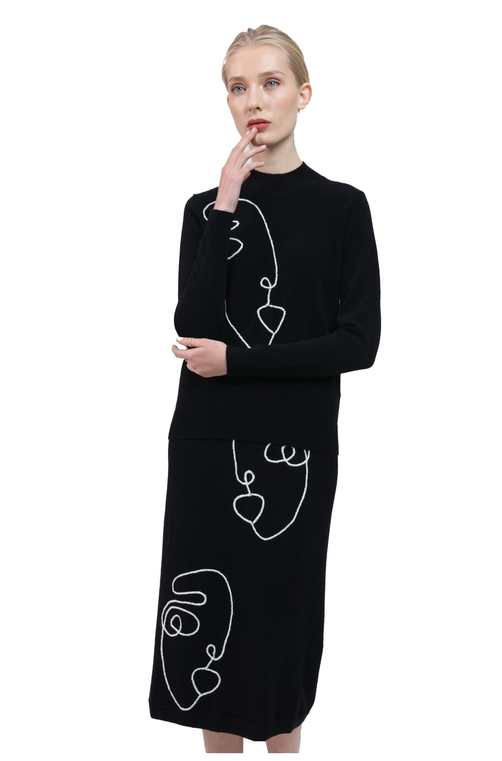 100% Pure Cashmere Women's Crew Neck Sweater - Soft & Luxurious Winter Pullover for Casual Wear & Office Outfits | BEYOND FASHION