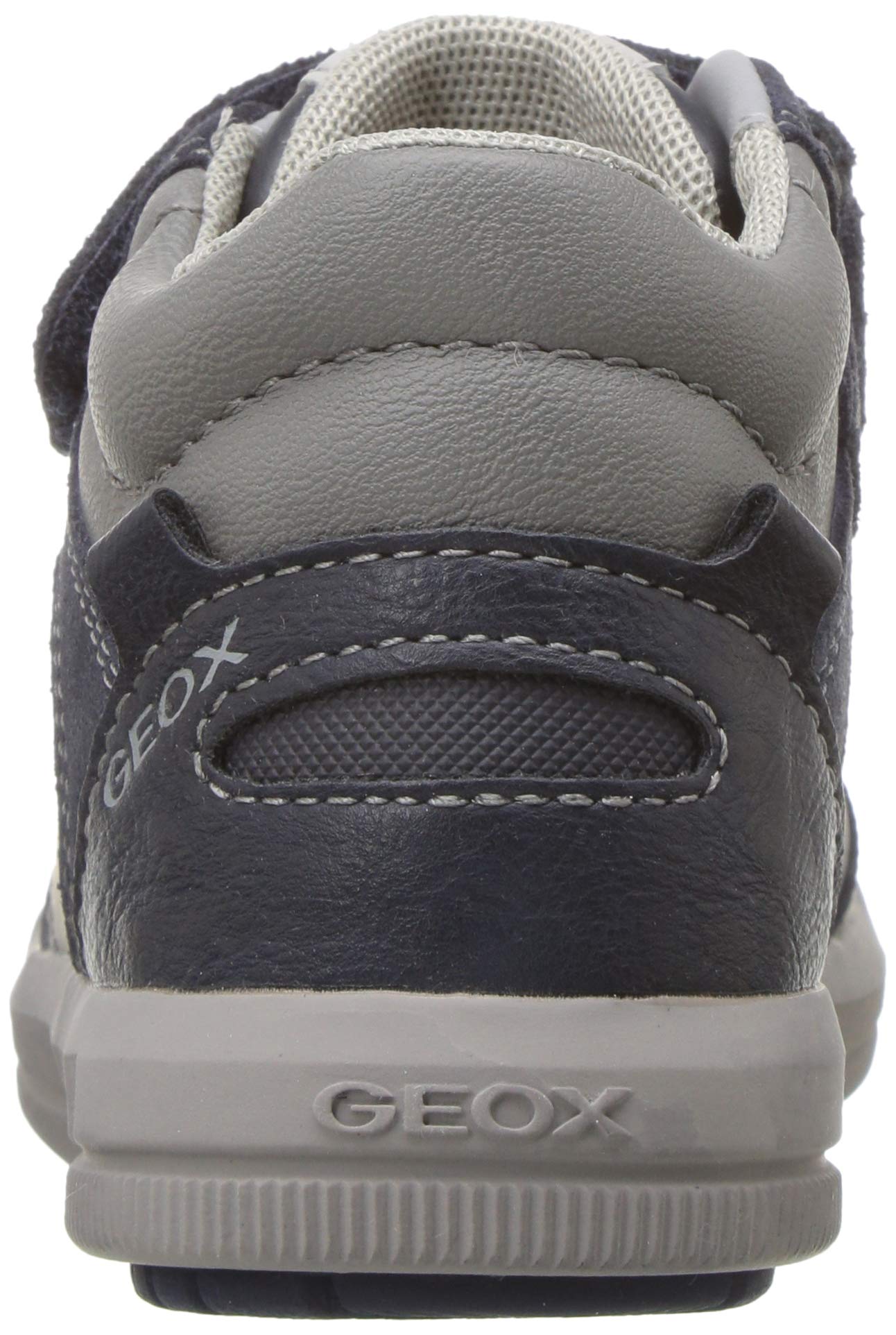 Geox Boys' Arzach High Top Velcro Sneakers - Breathable & Comfortable Kids Shoes for School, Play & Everyday Wear