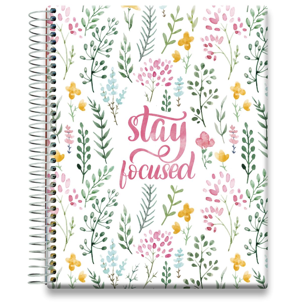 Tools4Wisdom 2025-2026 Academic Planner - April Start Hardcover Weekly Monthly Daily Organizer (8.5x11 Inch, Stay-Focused Floral Design) - Perfect for Students, Professionals & Goal Tracking