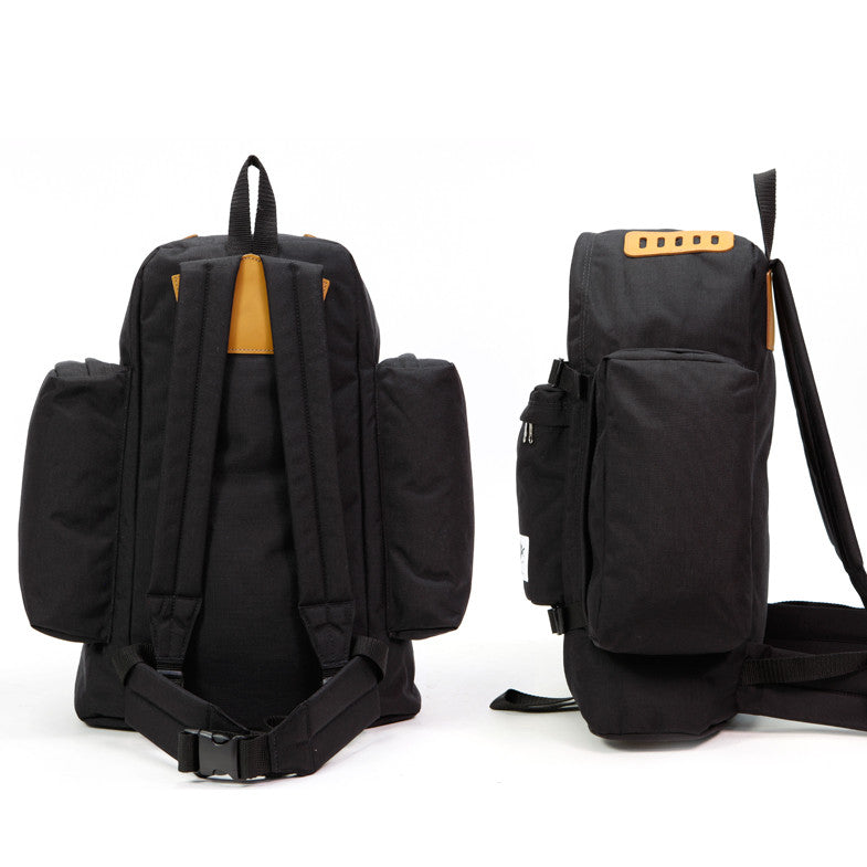 DRIFTER TRAIL PACK BACKPACK - 1000D Cordura Nylon Durable Hiking Backpack (Black) - Made in USA - Perfect for Outdoor Adventures, Camping & Travel