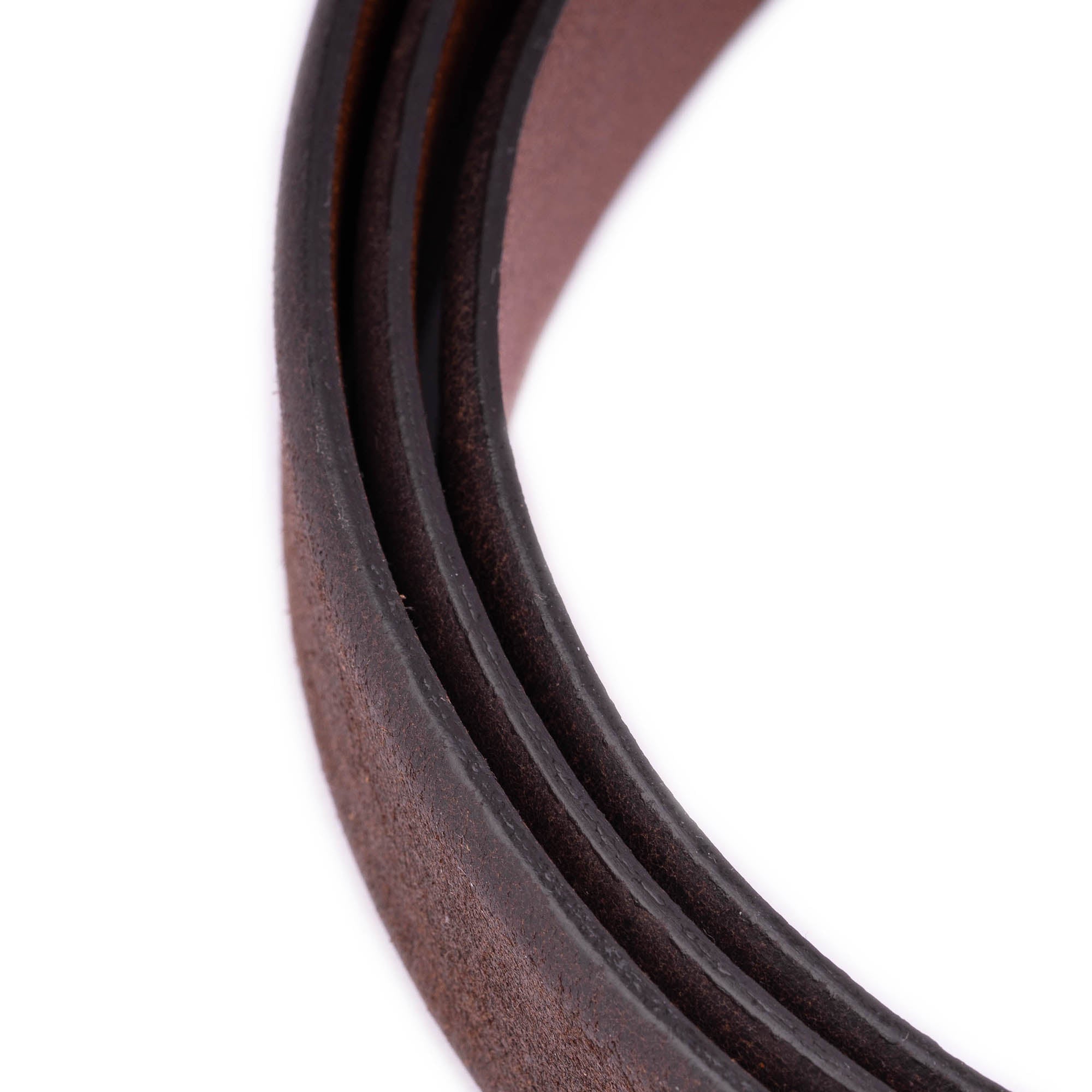 Genuine Brown Nubuck Replacement Belt Strap for Cartier Men's Buckle - Premium Crazy Horse Leather - Perfect for Business, Casual & Formal Wear