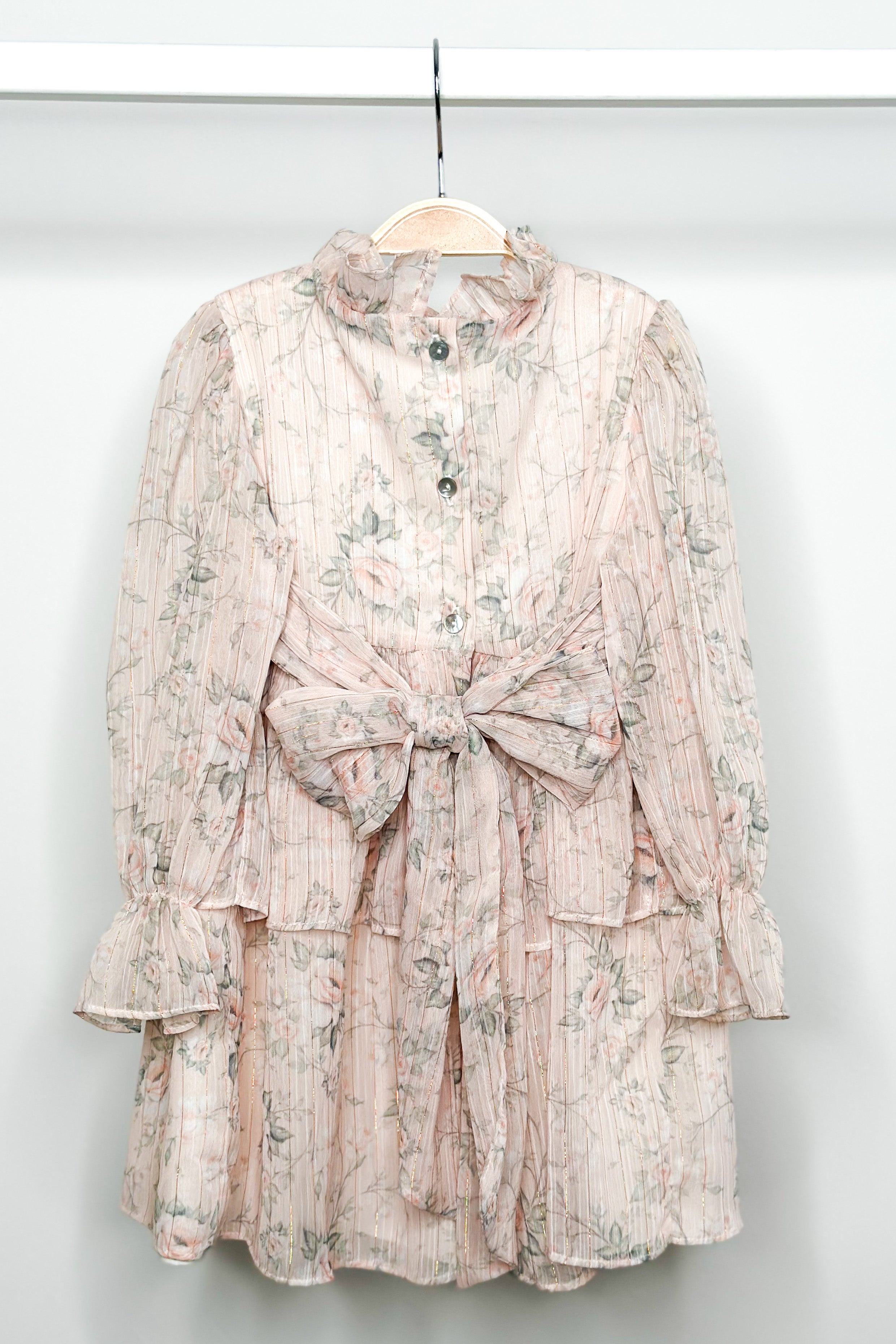 Vienna Pink Floral Dress for Women - Elegant Summer Maxi Dress with Floral Print | Perfect for Beach Vacations, Weddings & Date Nights