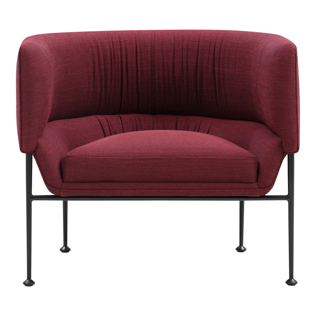 Modern Accent Chair - Mid Century Lounge Chair with Wooden Legs for Living Room, Bedroom, or Office - Comfortable Reading Chair with Soft Cushions and Ergonomic Design - Perfect for Relaxing, Napping, or Working from Home