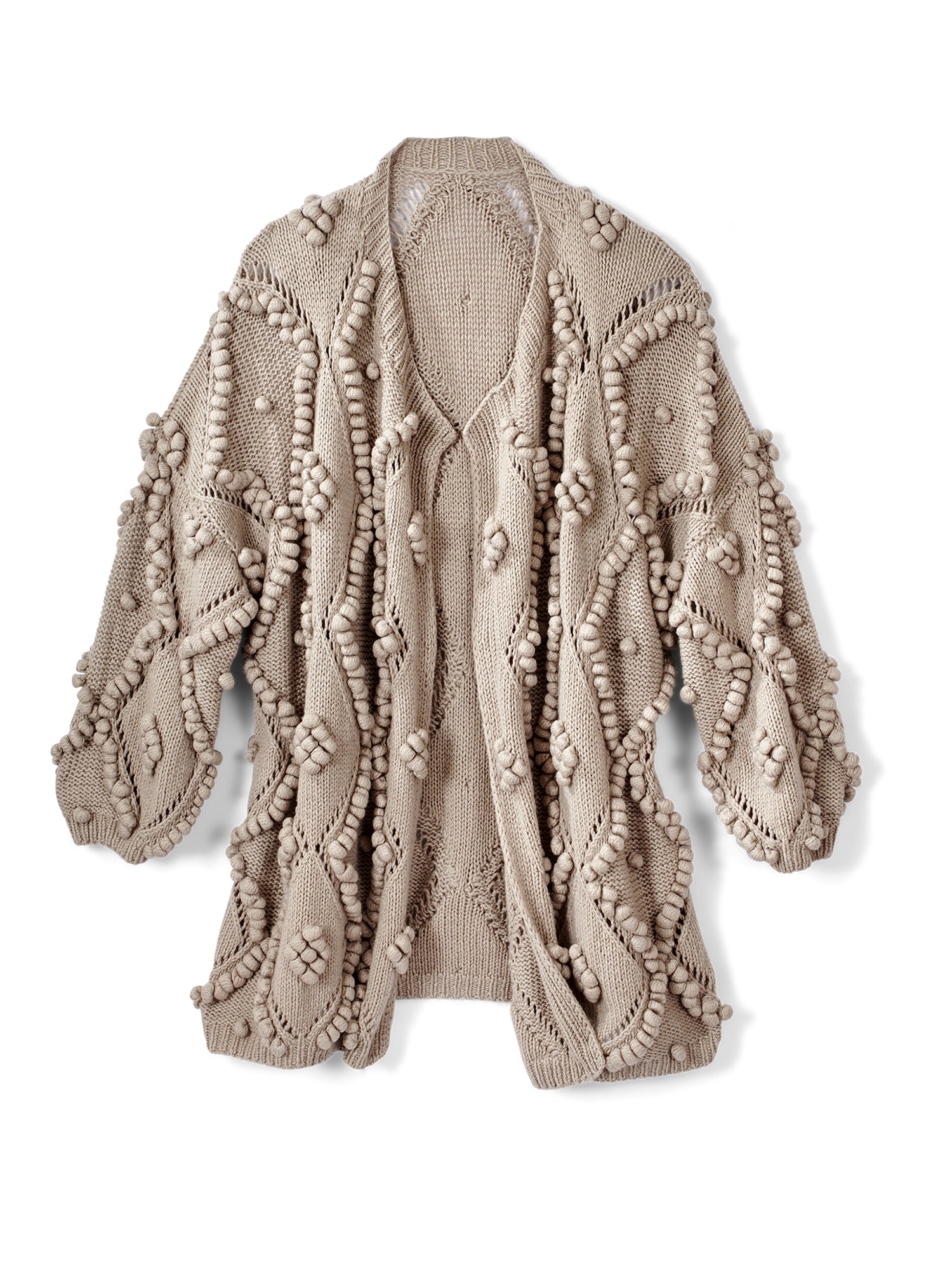 Luxury Halle Handknit Cashmere Silk Cardigan for Women - Soft & Warm Winter Sweater - Perfect for Office, Date Night & Holiday Outfits