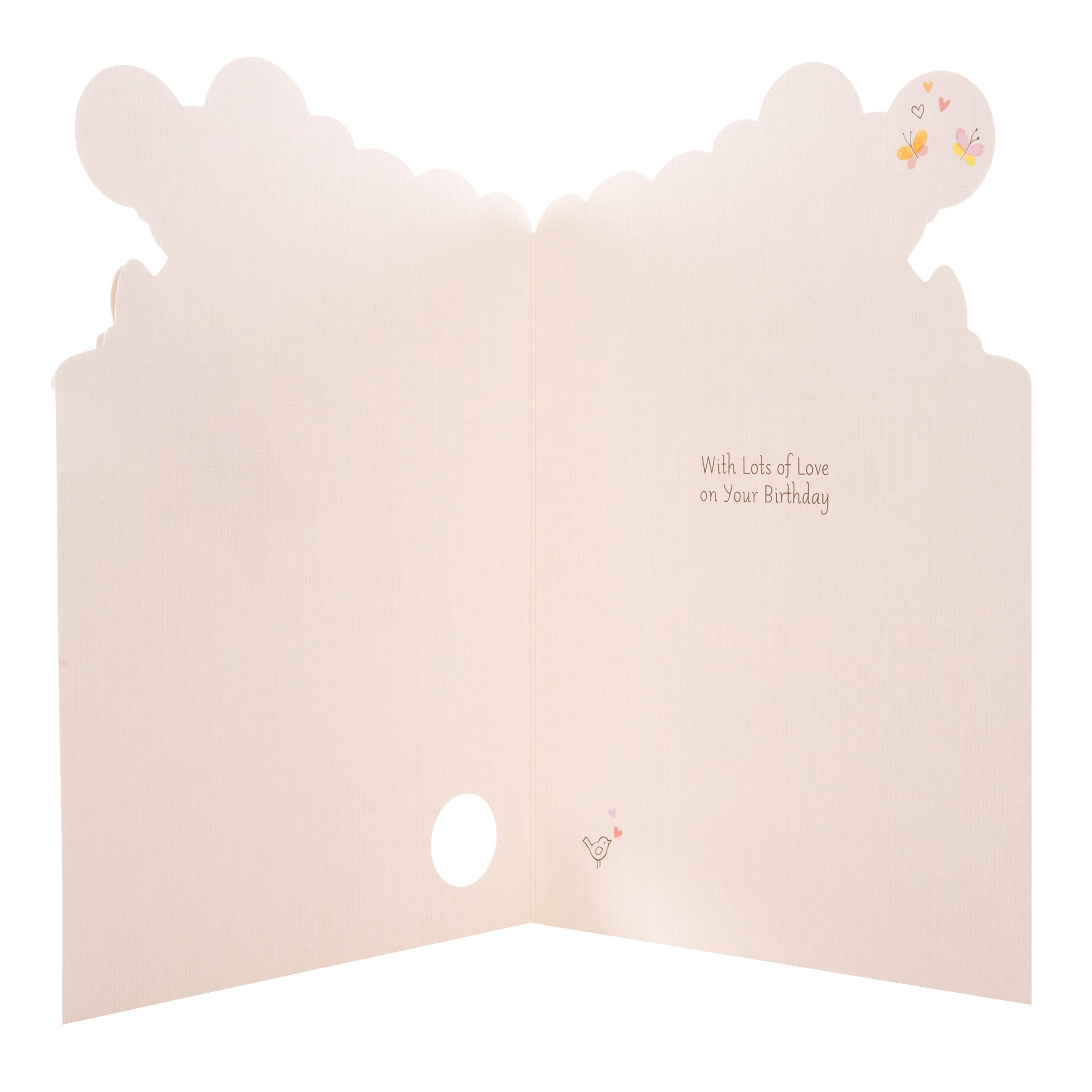 Hallmark 2nd Birthday Card for Granddaughter - 3D Pop-Up Die-Cut Greeting Card - Perfect for Toddler's Milestone Celebration & Keepsake Gift