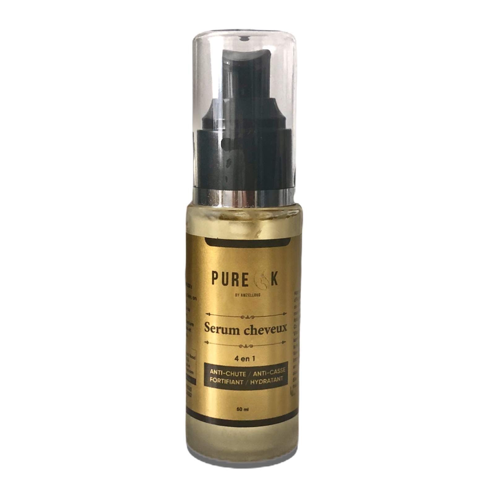 4 in 1 Hair Growth Oil - Nourishing Treatment for Dry Damaged Hair with Argan & Coconut Oil - Perfect for Daily Hair Care, Scalp Massage & Split Ends Repair