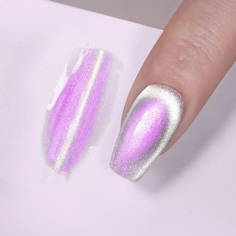 Purple Magic Cat Magnetic Gel MCM02 - 10ml Nail Art Polish for Creative Designs | Perfect for DIY Manicures & Salon Use