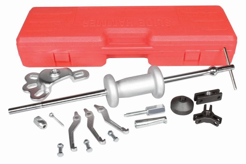 SUNEX TOOLS 3911 Slide Hammer Puller Set - 5 Piece Automotive Dent & Bearing Removal Kit for Body Repair & Mechanical Work