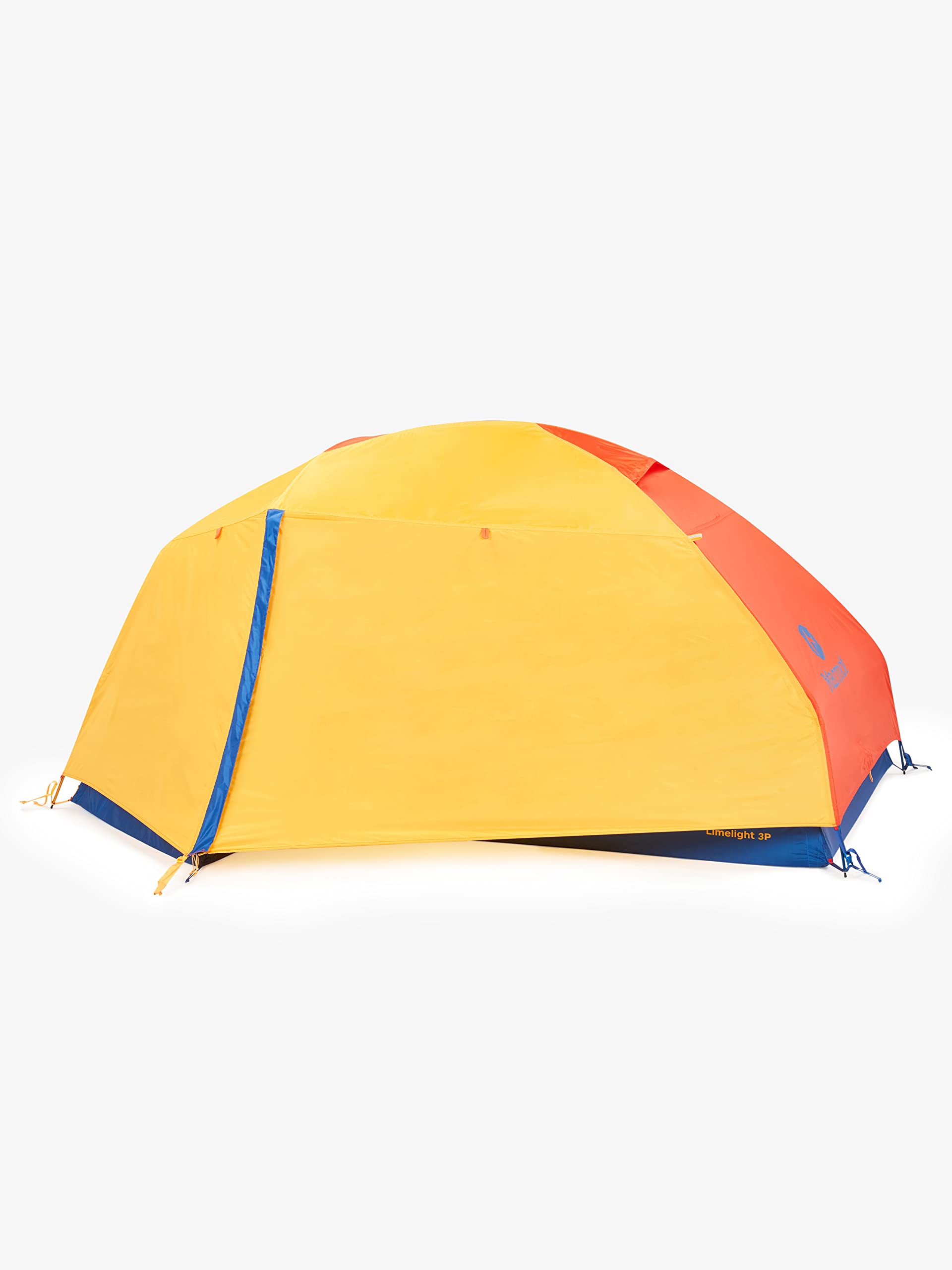Marmot Limelight 3-Person Camping Tent - Solar/Red Sun Color - Lightweight Backpacking Tent for Hiking, Family Camping & Outdoor Adventures