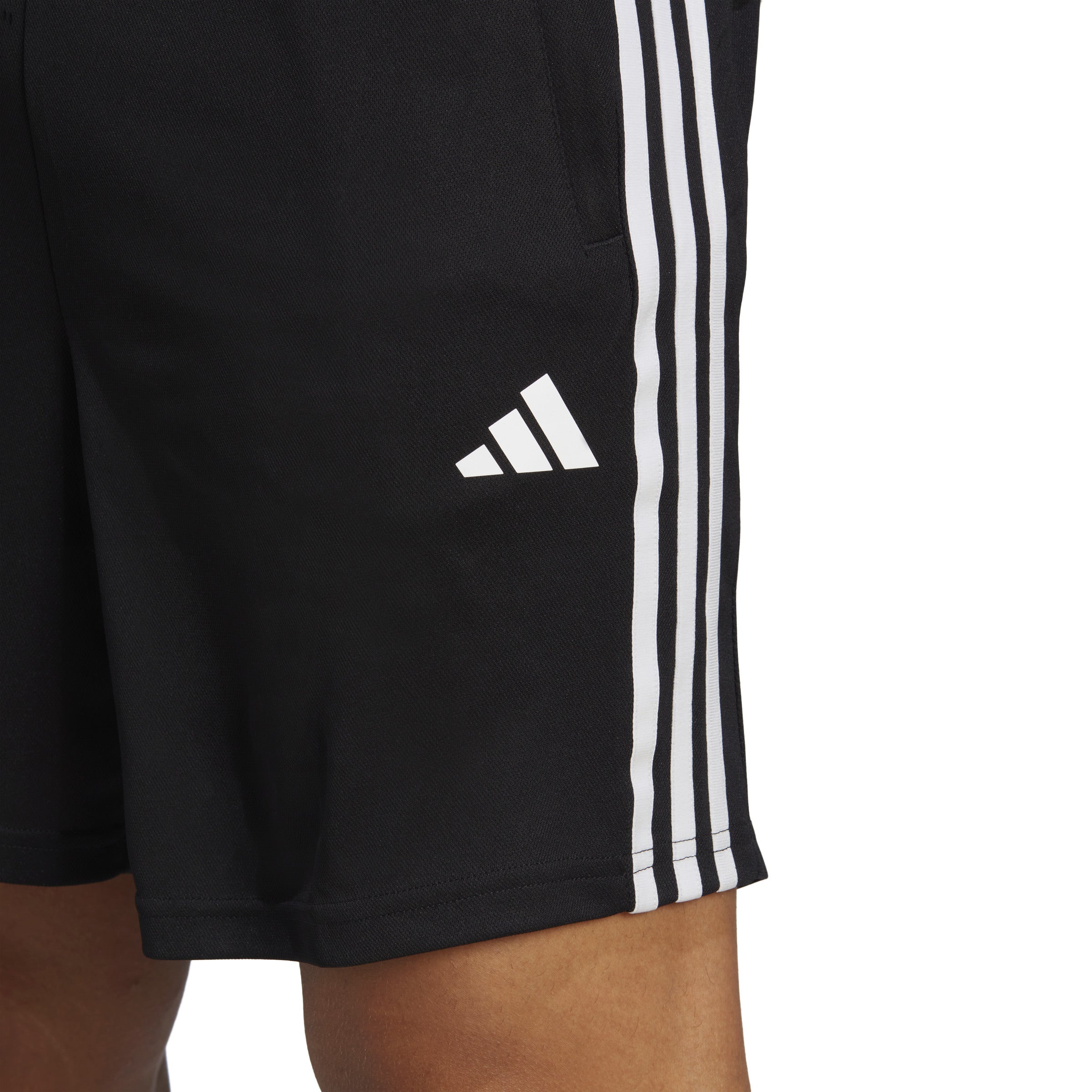 Adidas Men's 3 Stripes Training Shorts - Lightweight Breathable Gym Workout Shorts for Running, Basketball & Active Lifestyle