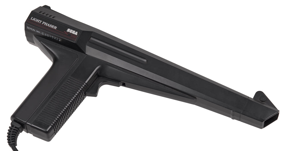 Sega Master System Light Phaser Gun - Original Zapper for Classic Gaming | Perfect for Retro Arcade & 80s Nostalgia Gaming Sessions
