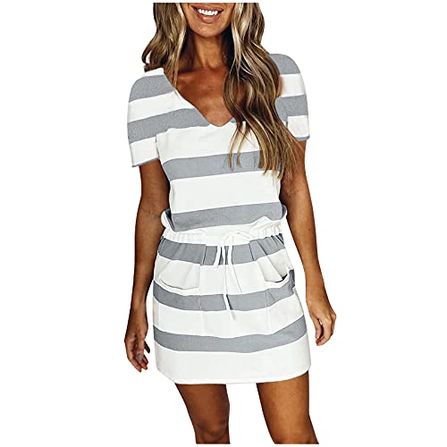 R-128 Gray Maxi Dress for Women
