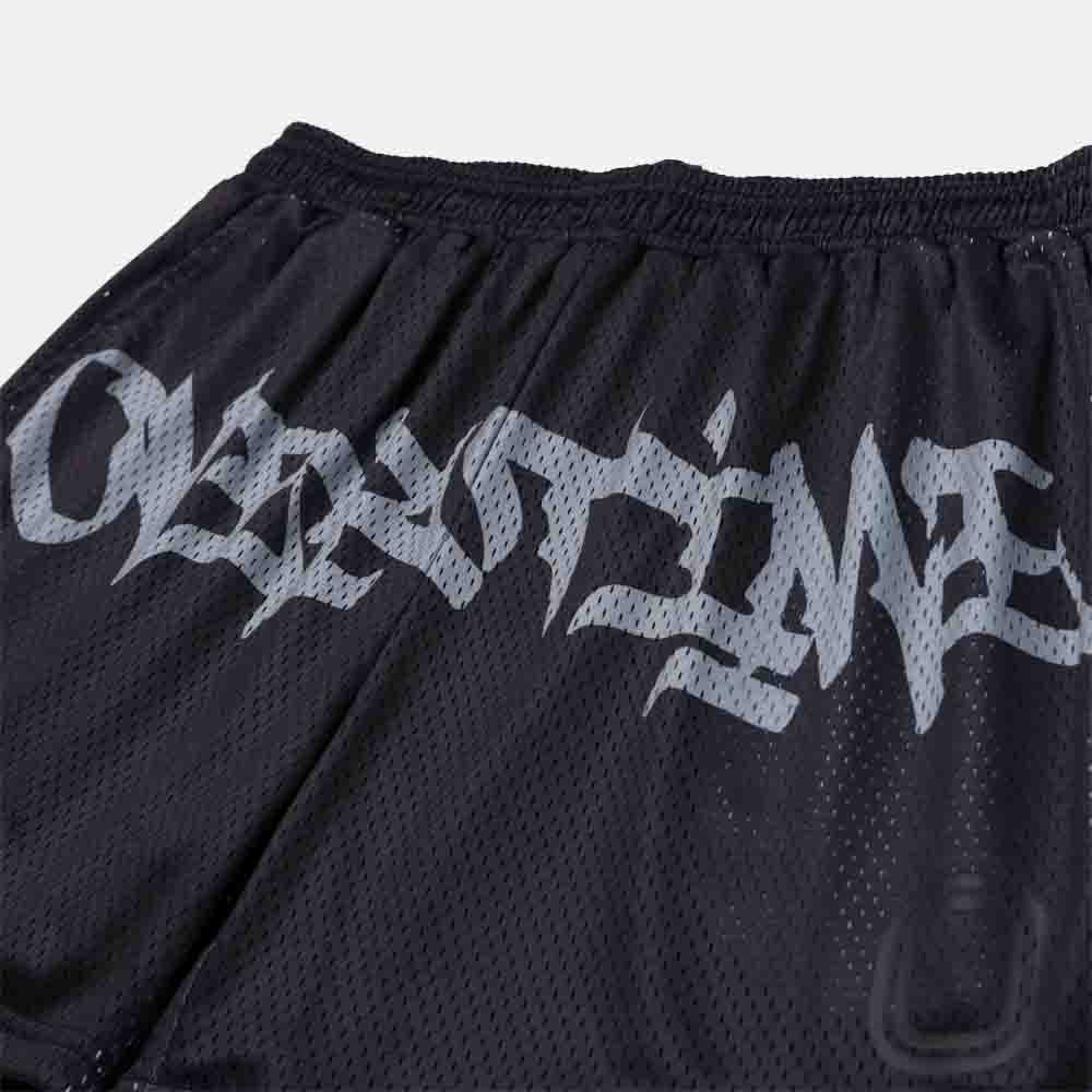 Kids' Vandal Script Mesh Athletic Shorts - Breathable Comfort for Playtime, Sports & Summer Activities