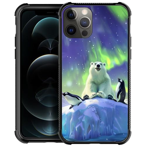 Polar Bear Aurora Penguin