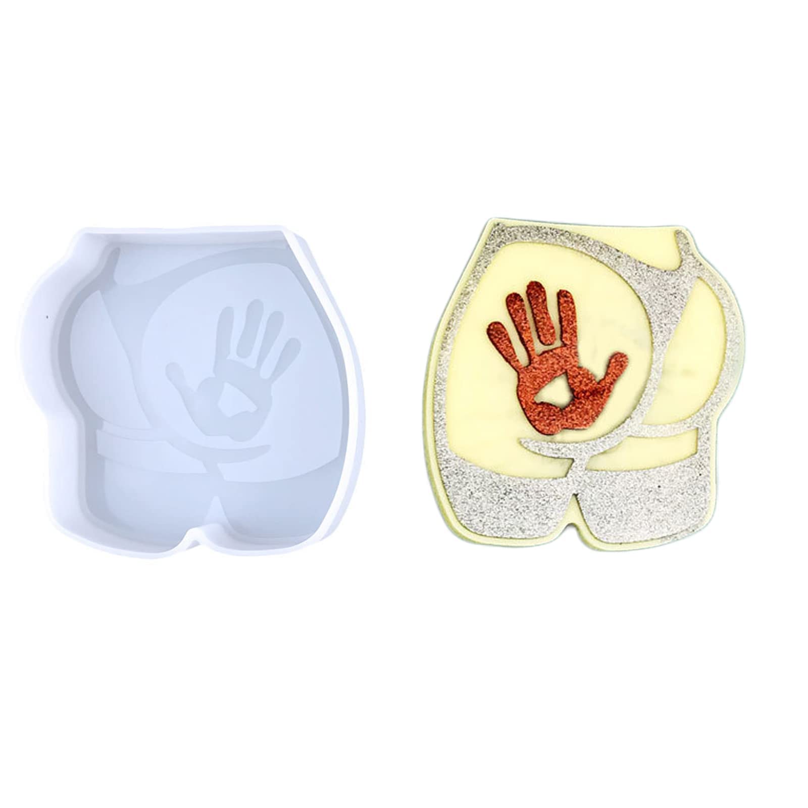 Silicone Epoxy Resin Molds for Car Freshies, Aroma Beads, Soap & Candles - Butt Shaped DIY Craft Molds for Home, Car & Gifts - Perfect for Air Fresheners, Bath Bombs & Jewelry Making
