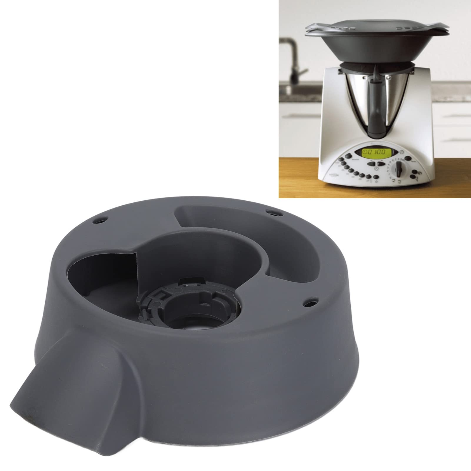 **Vorwerk Thermomix TM31 Blender Base - Dishwasher Safe Multifunctional Cooking Machine Main Pot & Mixing Bowl Base for Smoothies, Soups, and Baking**