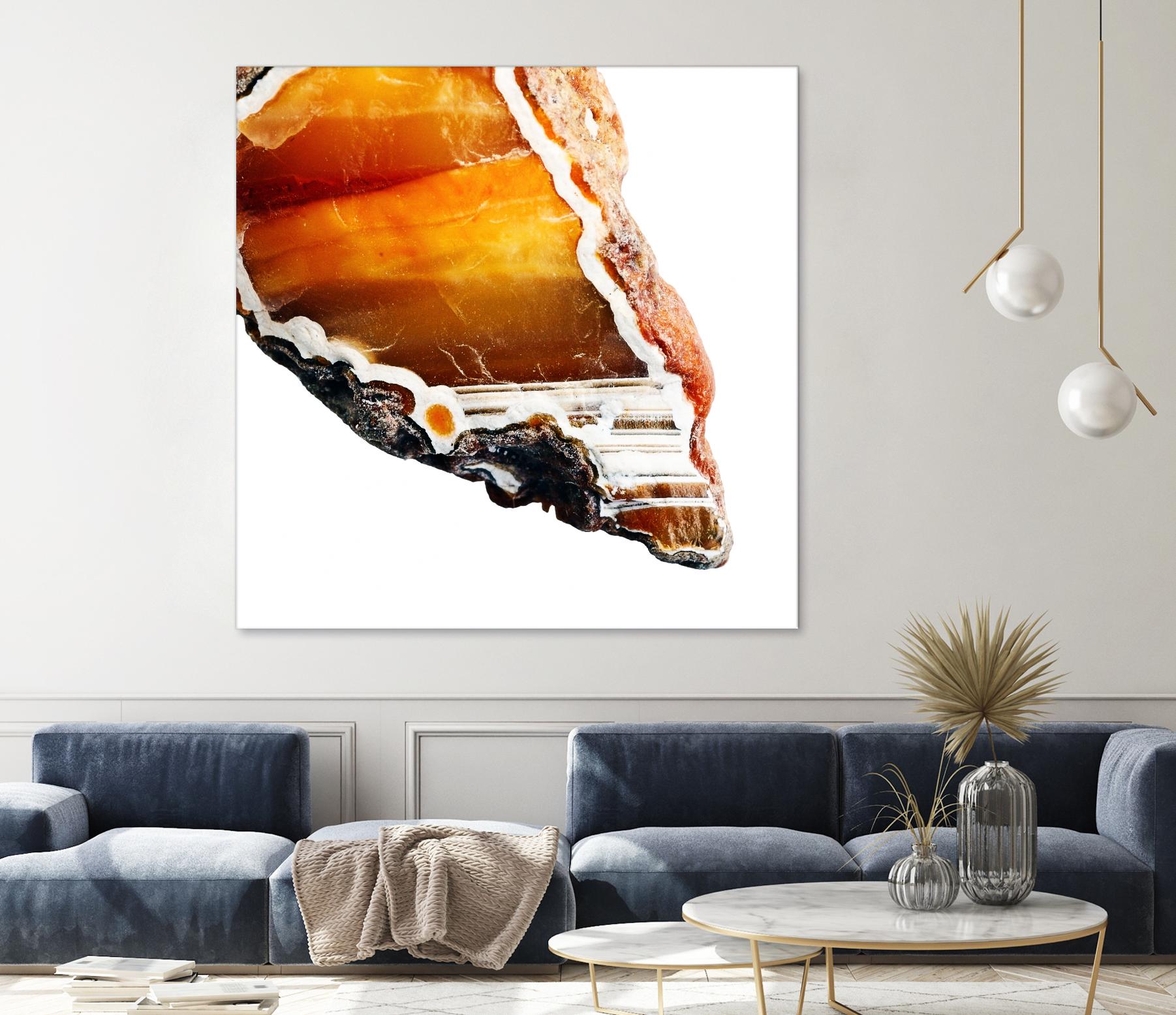 Blood Orange Agate A - Natural Healing Crystal for Meditation, Chakra Balancing & Home Decor | Perfect for Yoga, Reiki & Spiritual Gifts