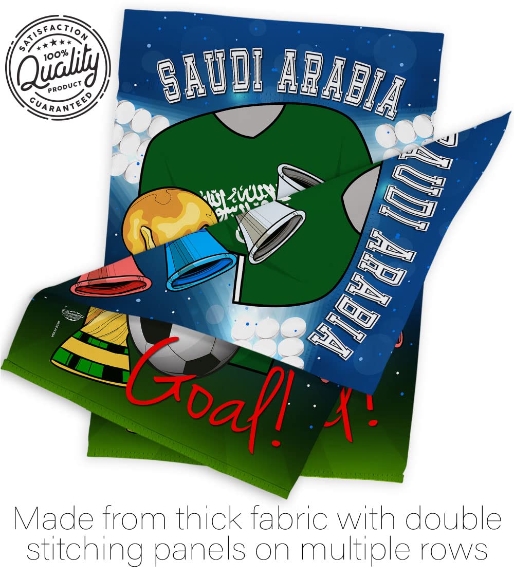 Saudi Arabia World Cup Flag - Outdoor & Indoor Decor for Soccer Fans