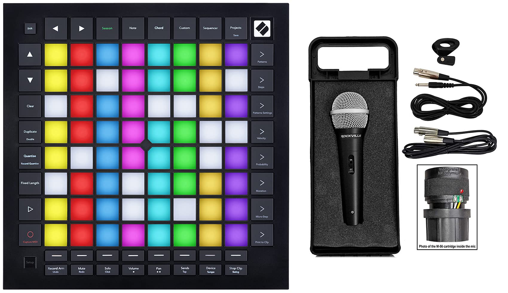 Novation Launchpad Pro MK3 - 64-Pad RGB USB MIDI DJ Controller for Ableton Live & Music Production - Perfect for Live Performances, Studio Recording & DJ Sets