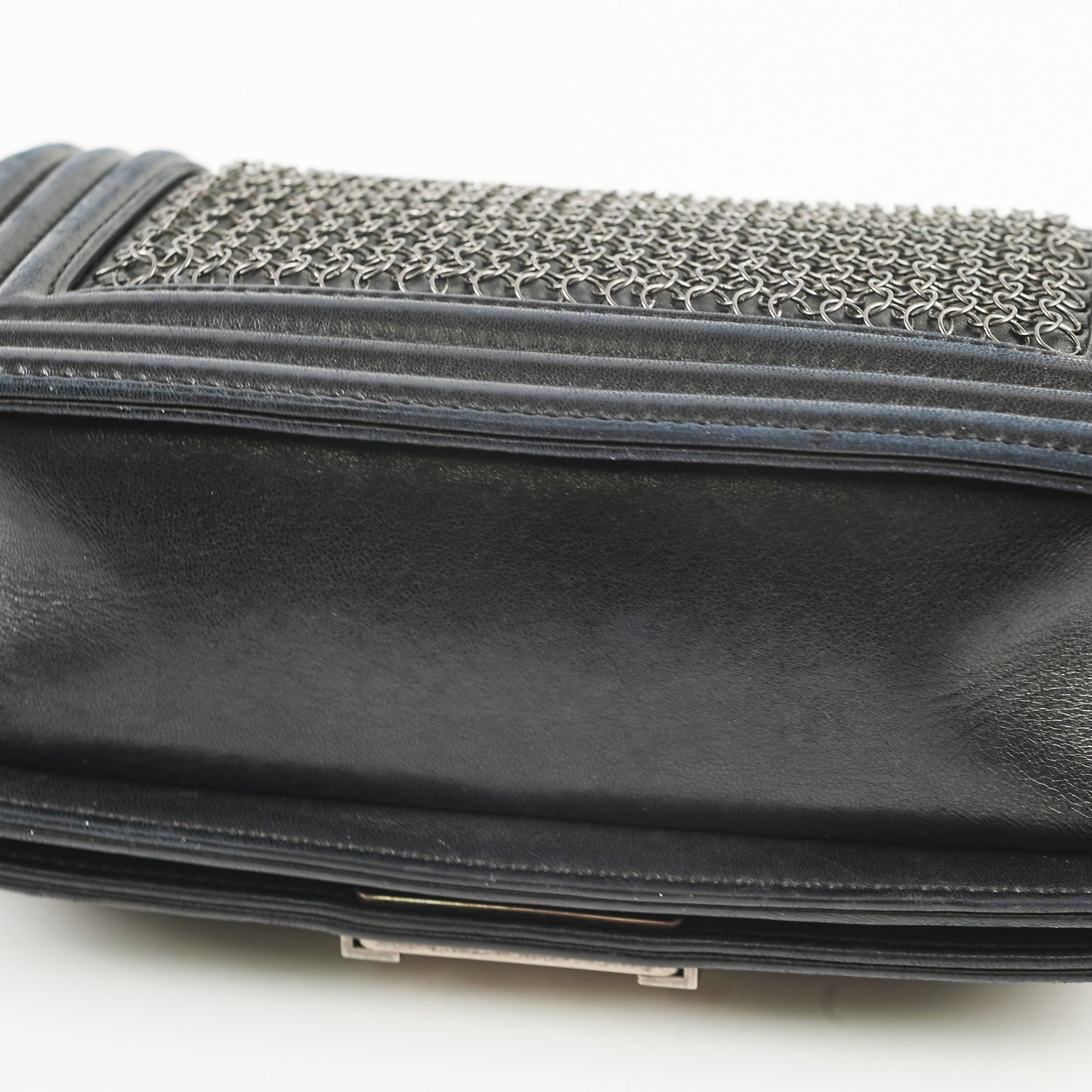 Chanel Small Boy Chainmail Bag Black - Luxury Designer Crossbody Bag for Women | Perfect for Evening Parties, Date Nights & Special Occasions